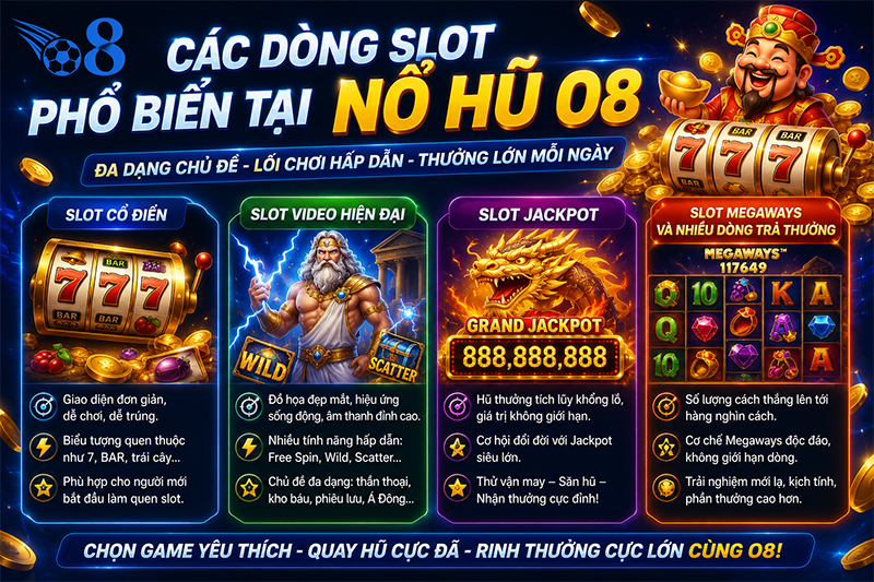 Kho game nổ hũ đa dạng